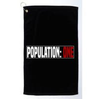 Funny Population One Vr Golf Towel