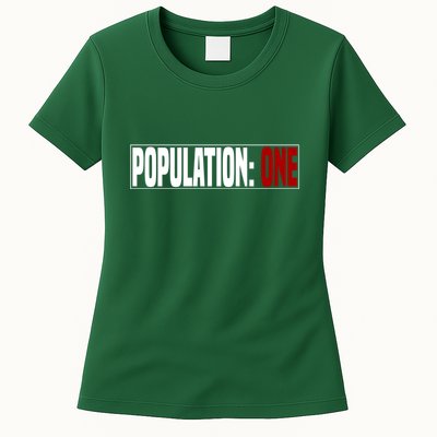 Funny Population One Vr Womens T-Shirt