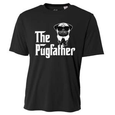 Funny Pug Owner The Pugfather Father Gift Dog Lovers Owner Cooling Performance Crew T-Shirt