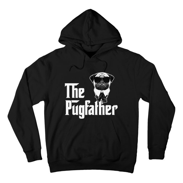 Funny Pug Owner The Pugfather Father Gift Dog Lovers Owner Hoodie