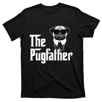 Funny Pug Owner The Pugfather Father Gift Dog Lovers Owner T-Shirt