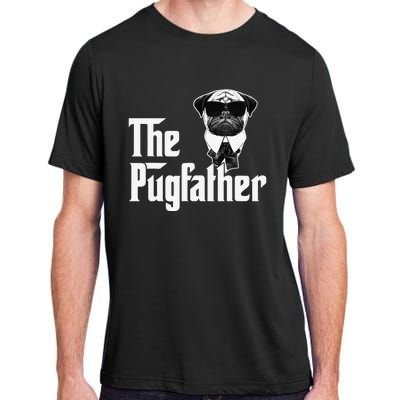 Funny Pug Owner The Pugfather Father Gift Dog Lovers Owner Adult ChromaSoft Performance T-Shirt