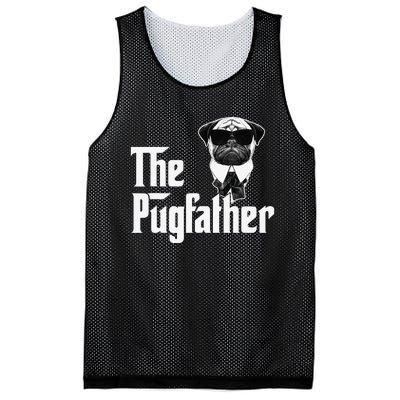 Funny Pug Owner The Pugfather Father Gift Dog Lovers Owner Mesh Reversible Basketball Jersey Tank