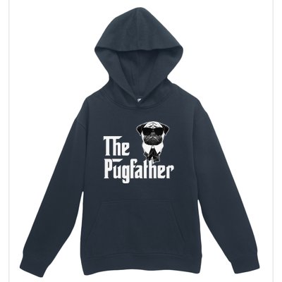 Funny Pug Owner The Pugfather Father Gift Dog Lovers Owner Urban Pullover Hoodie