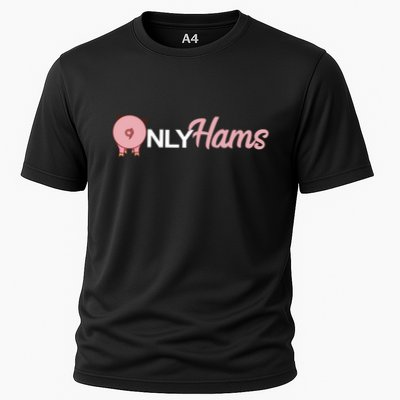 Funny Pig Only Hams Funny Pork Pig Farmer Performance Shirt