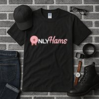 Funny Pig Only Hams Funny Pork Pig Farmer Tall T-Shirt