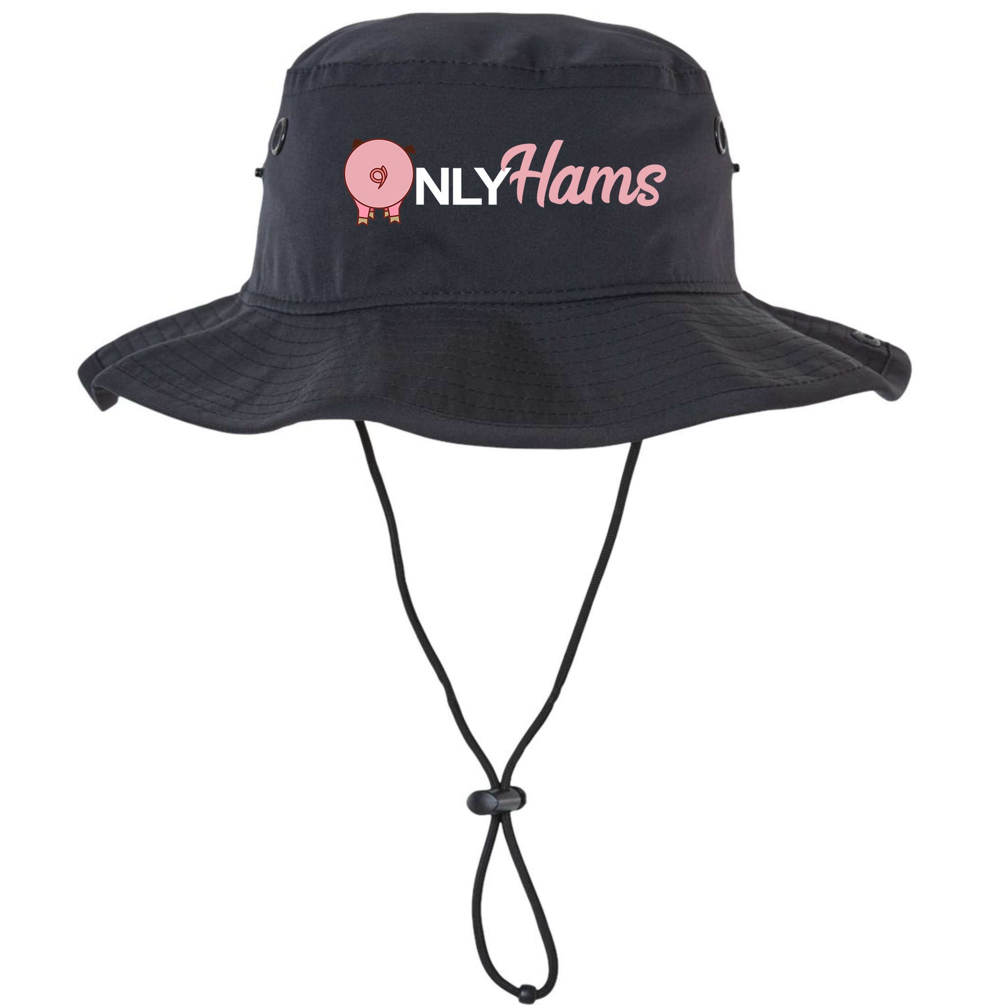 Funny Pig Only Hams Funny Pork Pig Farmer Bucket Hat