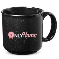 Funny Pig Only Hams Funny Pork Pig Farmer 15oz Campfire Ceramic Mug