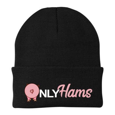 Funny Pig Only Hams Funny Pork Pig Farmer Beanie