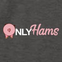 Funny Pig Only Hams Funny Pork Pig Farmer Vector Backpack