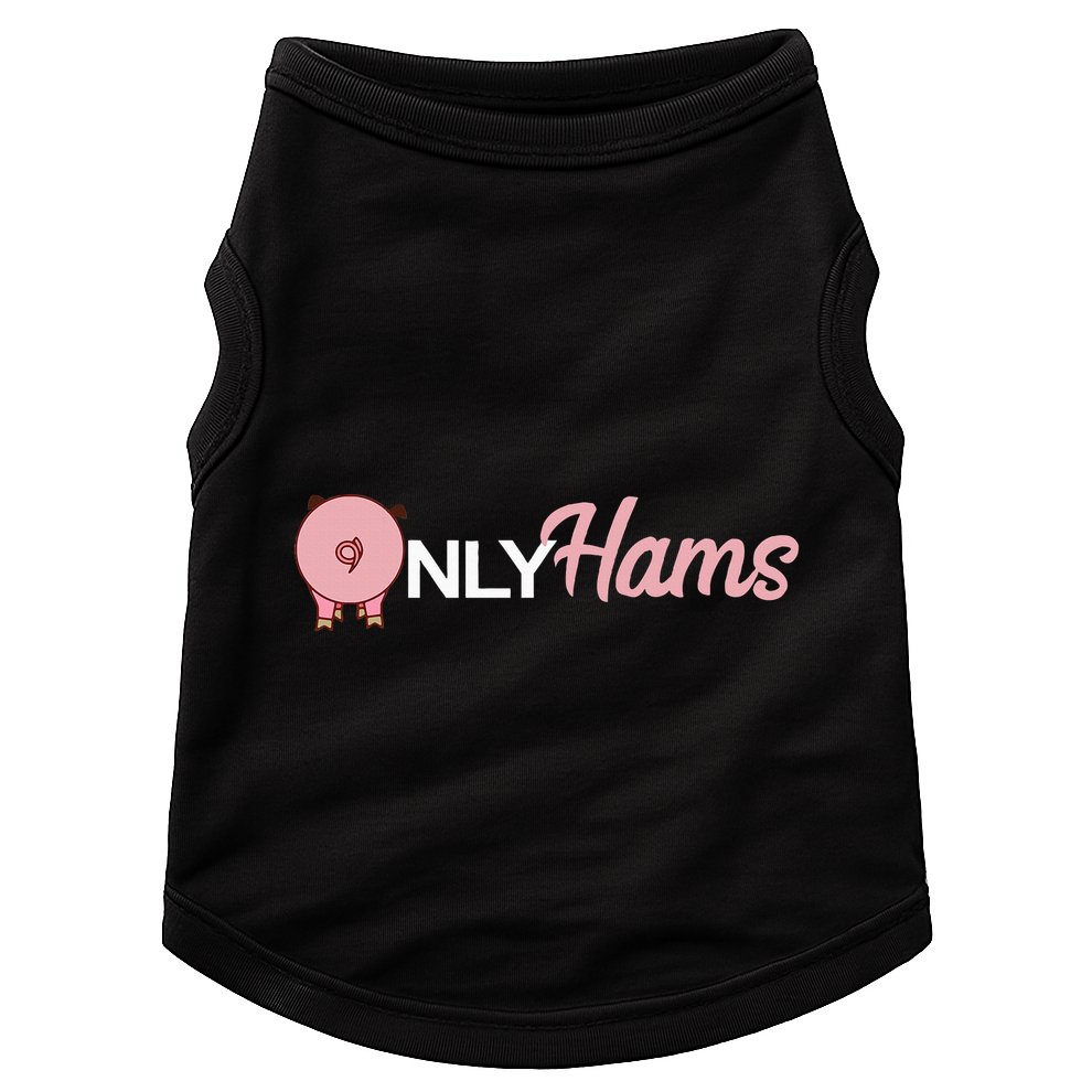 Funny Pig Only Hams Funny Pork Pig Farmer Doggie Tank