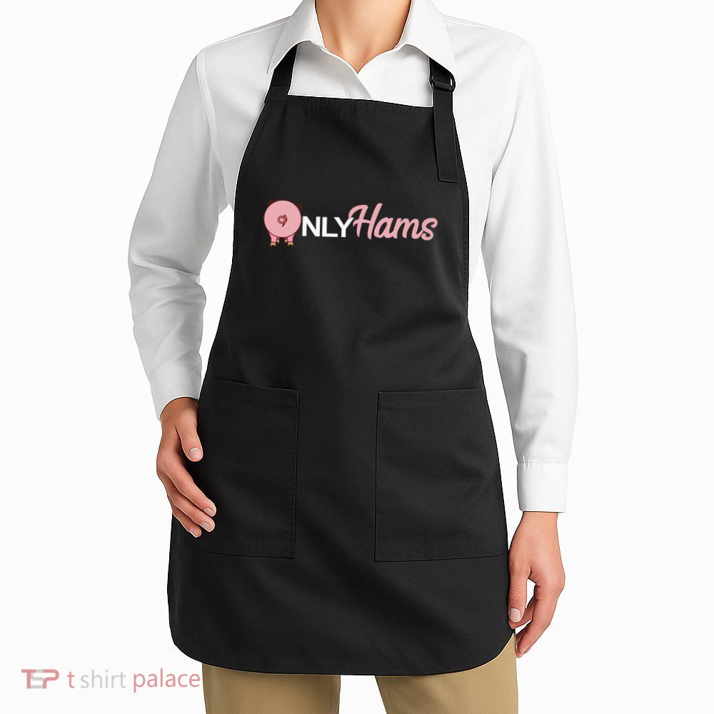 Funny Pig Only Hams Funny Pork Pig Farmer Apron