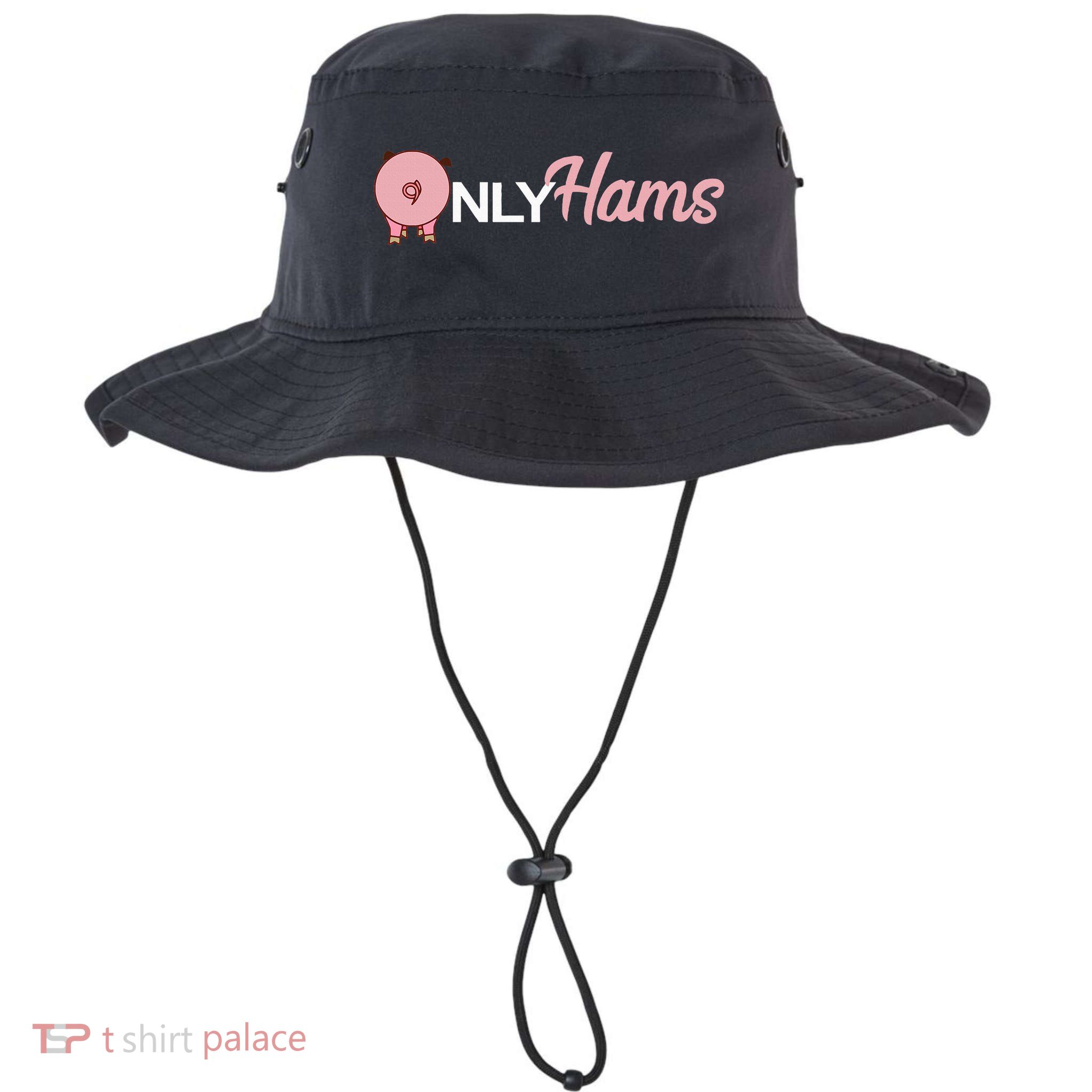 Funny Pig Only Hams Funny Pork Pig Farmer Bucket Hat