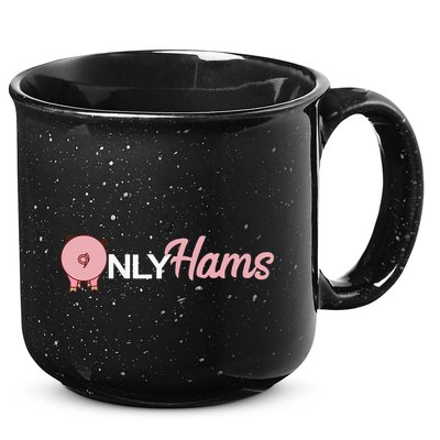 Funny Pig Only Hams Funny Pork Pig Farmer 15oz Campfire Ceramic Mug