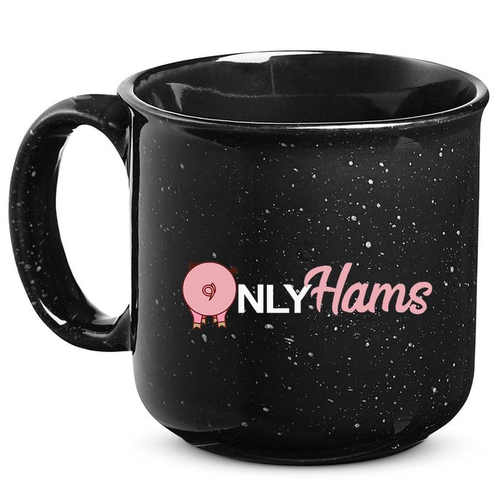 Funny Pig Only Hams Funny Pork Pig Farmer 15oz Campfire Ceramic Mug