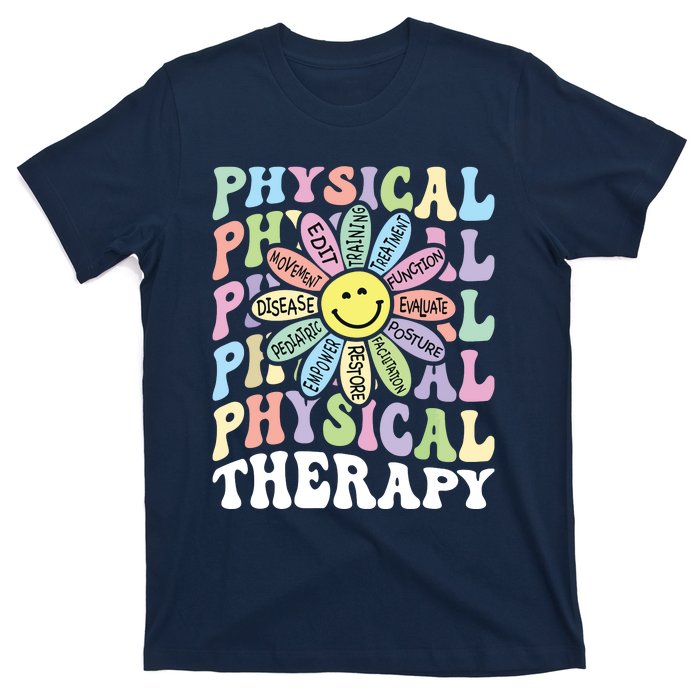 Flower PT Outfit Pediatric Physical Therapy Therapist T-Shirt