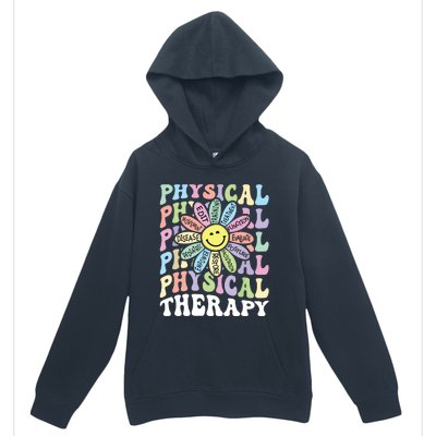 Flower PT Outfit Pediatric Physical Therapy Therapist Urban Pullover Hoodie