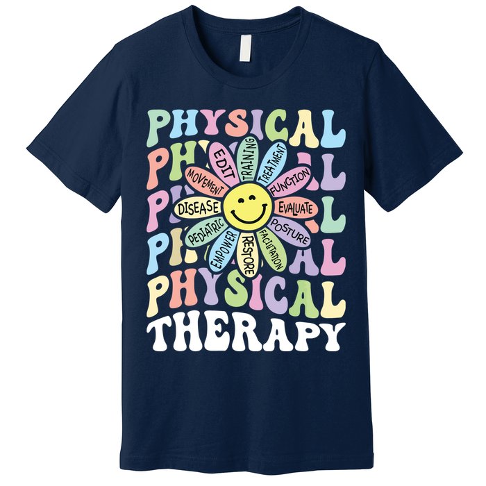 Flower PT Outfit Pediatric Physical Therapy Therapist Premium T-Shirt