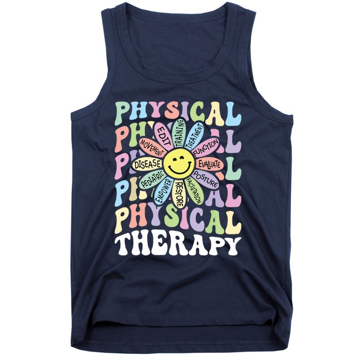 Flower PT Outfit Pediatric Physical Therapy Therapist Tank Top