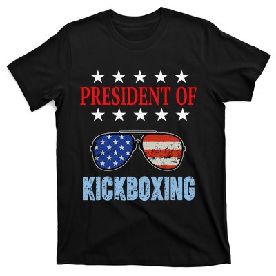 Funny President Of Kickboxing Phrase Kickboxing Beginners T-Shirt