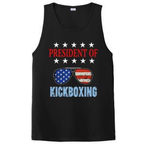 Funny President Of Kickboxing Phrase Kickboxing Beginners PosiCharge Competitor Tank