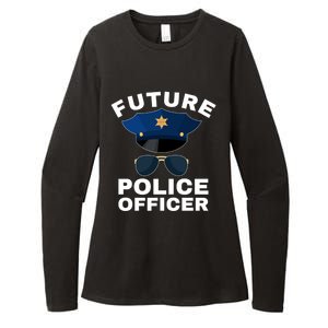 Future Police Officer Law Enforcet Proud Cop Dad Meaningful Gift Womens CVC Long Sleeve Shirt