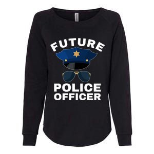 Future Police Officer Law Enforcet Proud Cop Dad Meaningful Gift Womens California Wash Sweatshirt