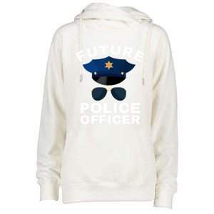 Future Police Officer Law Enforcet Proud Cop Dad Meaningful Gift Womens Funnel Neck Pullover Hood