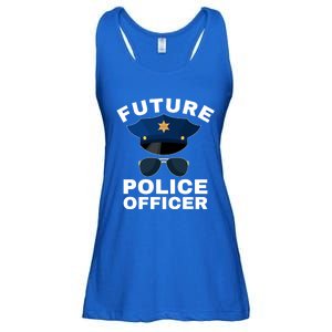 Future Police Officer Law Enforcet Proud Cop Dad Meaningful Gift Ladies Essential Flowy Tank