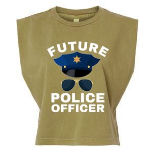 Future Police Officer Law Enforcet Proud Cop Dad Meaningful Gift Garment-Dyed Women's Muscle Tee