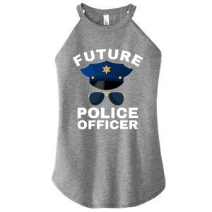 Future Police Officer Law Enforcet Proud Cop Dad Meaningful Gift Women's Perfect Tri Rocker Tank