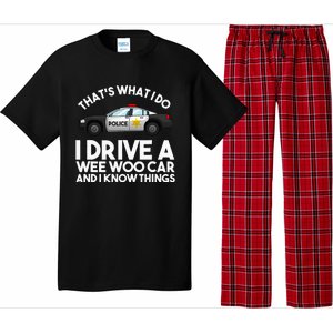 Funny Police Officer Gift For Cop Law Enforcement Pajama Set