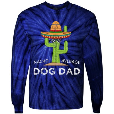 Fun Pet Owner Humor Saying Funny Dog Dad Tie-Dye Long Sleeve Shirt