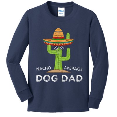 Fun Pet Owner Humor Saying Funny Dog Dad Kids Long Sleeve Shirt