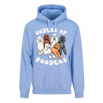 Funny Poodle Oodles Of Poodles Poodle Lover Unisex Surf Hoodie