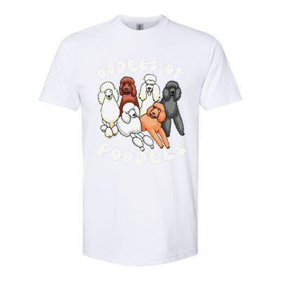 Funny Poodle Oodles Of Poodles Poodle Lover Softstyle® CVC T-Shirt