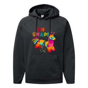 Funny Pinata OH SNAP Cinco De Mayo Mexican Party Performance Fleece Hoodie