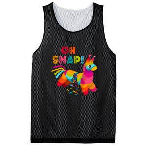 Funny Pinata OH SNAP Cinco De Mayo Mexican Party Mesh Reversible Basketball Jersey Tank