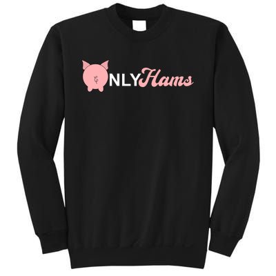 Funny Pig Only Hams Funny Pork Pig Farmer Sweatshirt