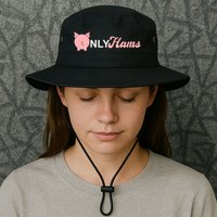Funny Pig Only Hams Funny Pork Pig Farmer Bucket Hat