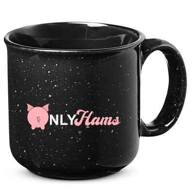 Funny Pig Only Hams Funny Pork Pig Farmer 15oz Campfire Ceramic Mug