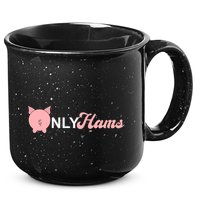 Funny Pig Only Hams Funny Pork Pig Farmer 15oz Campfire Ceramic Mug