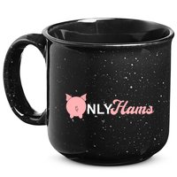 Funny Pig Only Hams Funny Pork Pig Farmer 15oz Campfire Ceramic Mug