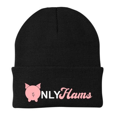 Funny Pig Only Hams Funny Pork Pig Farmer Beanie