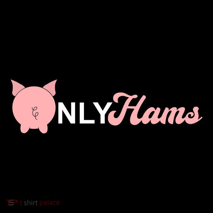 Funny Pig Only Hams Funny Pork Pig Farmer Short Acrylic Beanie