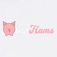 Funny Pig Only Hams Funny Pork Pig Farmer Garment-Dyed Sweatshirt