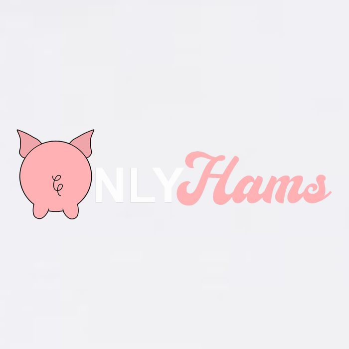 Funny Pig Only Hams Funny Pork Pig Farmer Garment-Dyed Sweatshirt