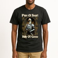 Funny Pure Of Heart Silly Of Goose Sir Goose In Knight Armor Tall T-Shirt