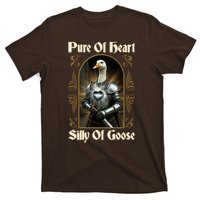 Funny Pure Of Heart Silly Of Goose Sir Goose In Knight Armor T-Shirt