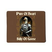 Funny Pure Of Heart Silly Of Goose Sir Goose In Knight Armor Mousepad